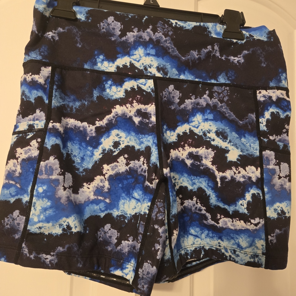Constantly Varied Gear Blue and Black Athletic Shorts